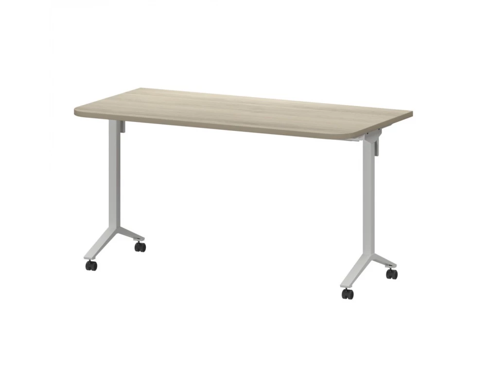 Стол мобильный складной радиусный МБ25-140.70Р 1400x700x750 Моби