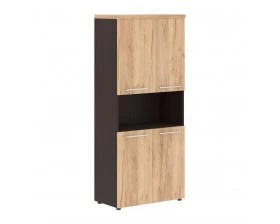 Шкаф с 2-мя комплектами глухих малых дверей и топом Alto images