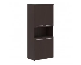 Шкаф с 2-мя комплектами глухих малых дверей и топом Alto images